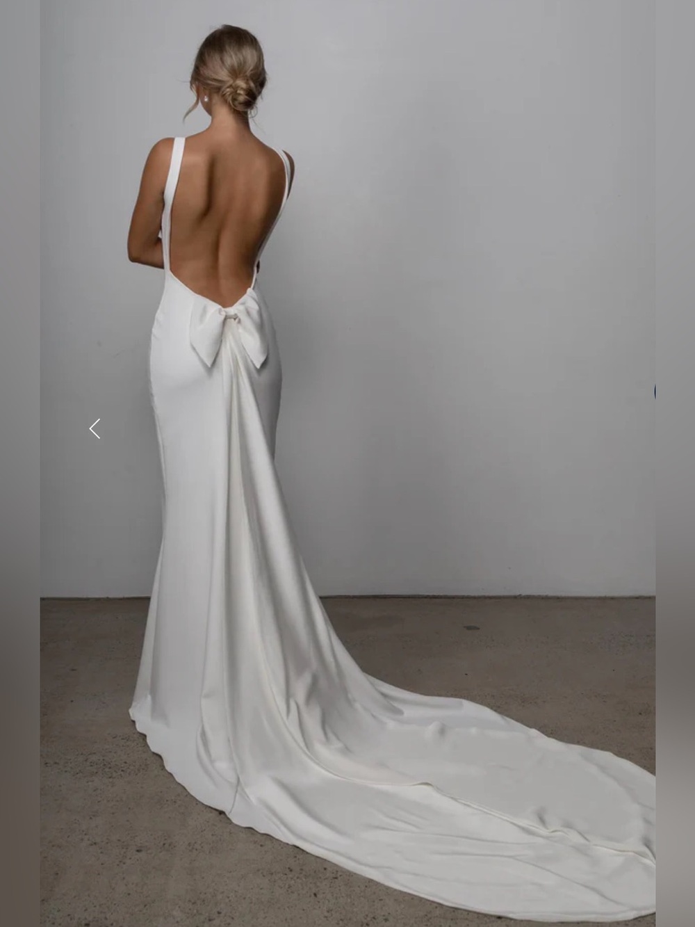 Grace Loves Lace Martini Ivory Dress with a detachable bow.